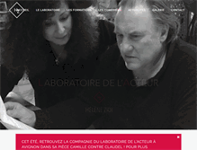 Tablet Screenshot of laboratoiredelacteur.com